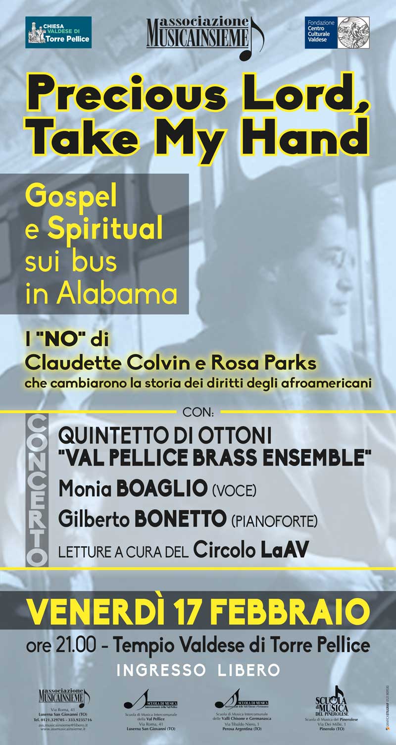 Precious Lord, Take my Hand: Gospel e Spiritual sui bus in Alabama – Torre Pellice, 17 Febbraio 2023